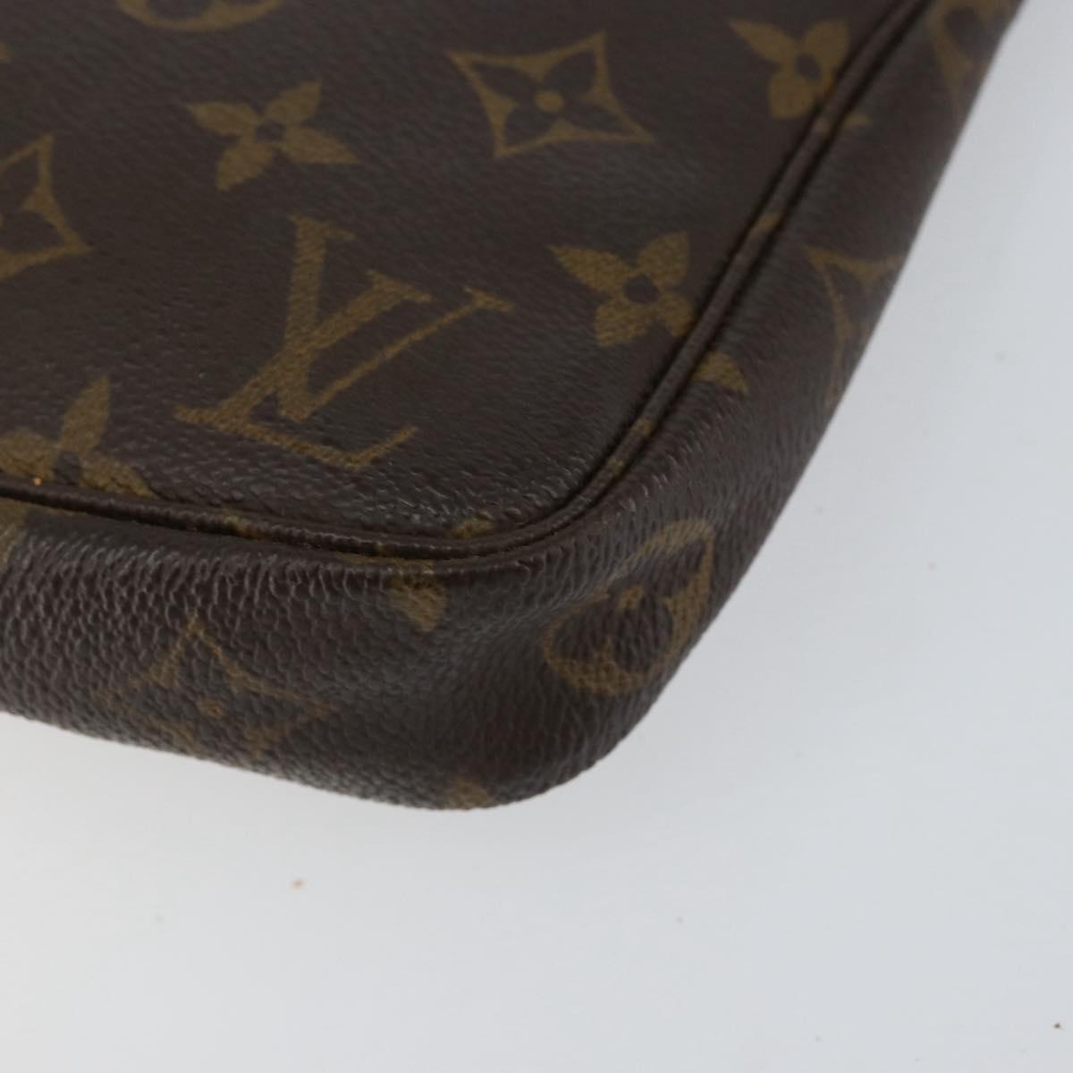 LOUIS VUITTON Monogram Pochette Accessoires Pouch M51980 LV Auth 153103
