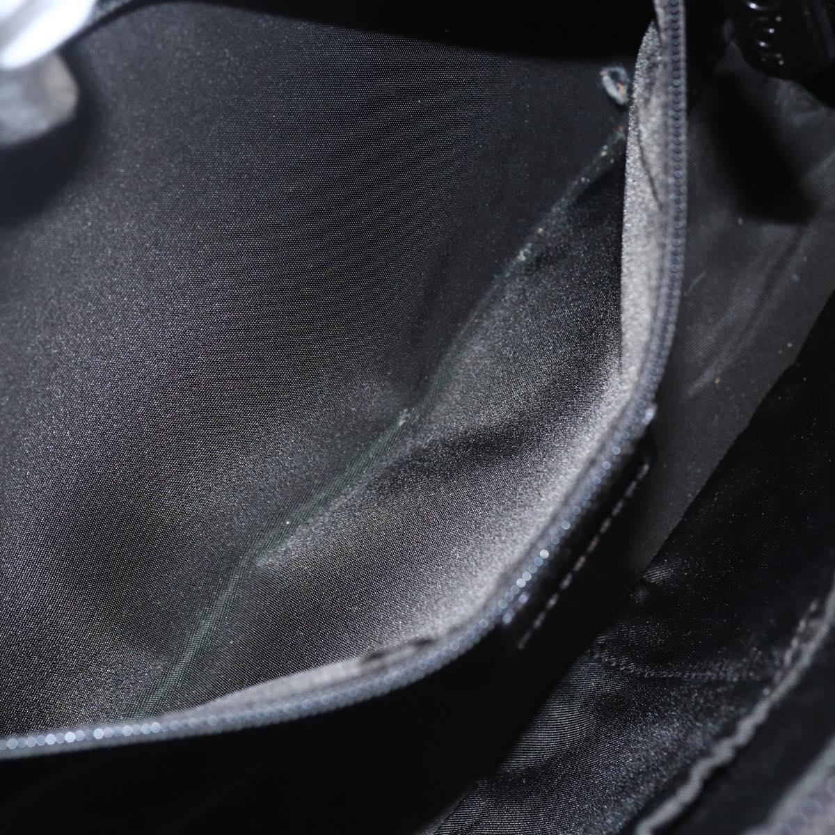 Christian Dior Hand Bag Leather Brown Gold Auth 153104