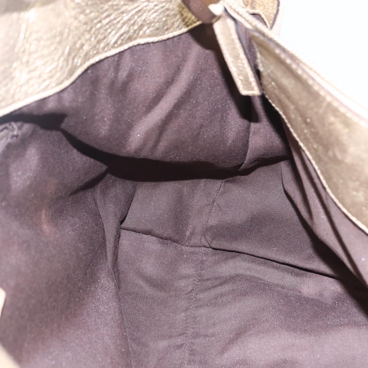 GUCCI GG Canvas Abbey Tote Bag Beige Gold 190248 Auth 153108