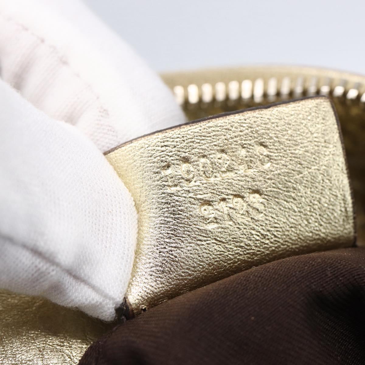 GUCCI GG Canvas Abbey Tote Bag Beige Gold 190248 Auth 153108