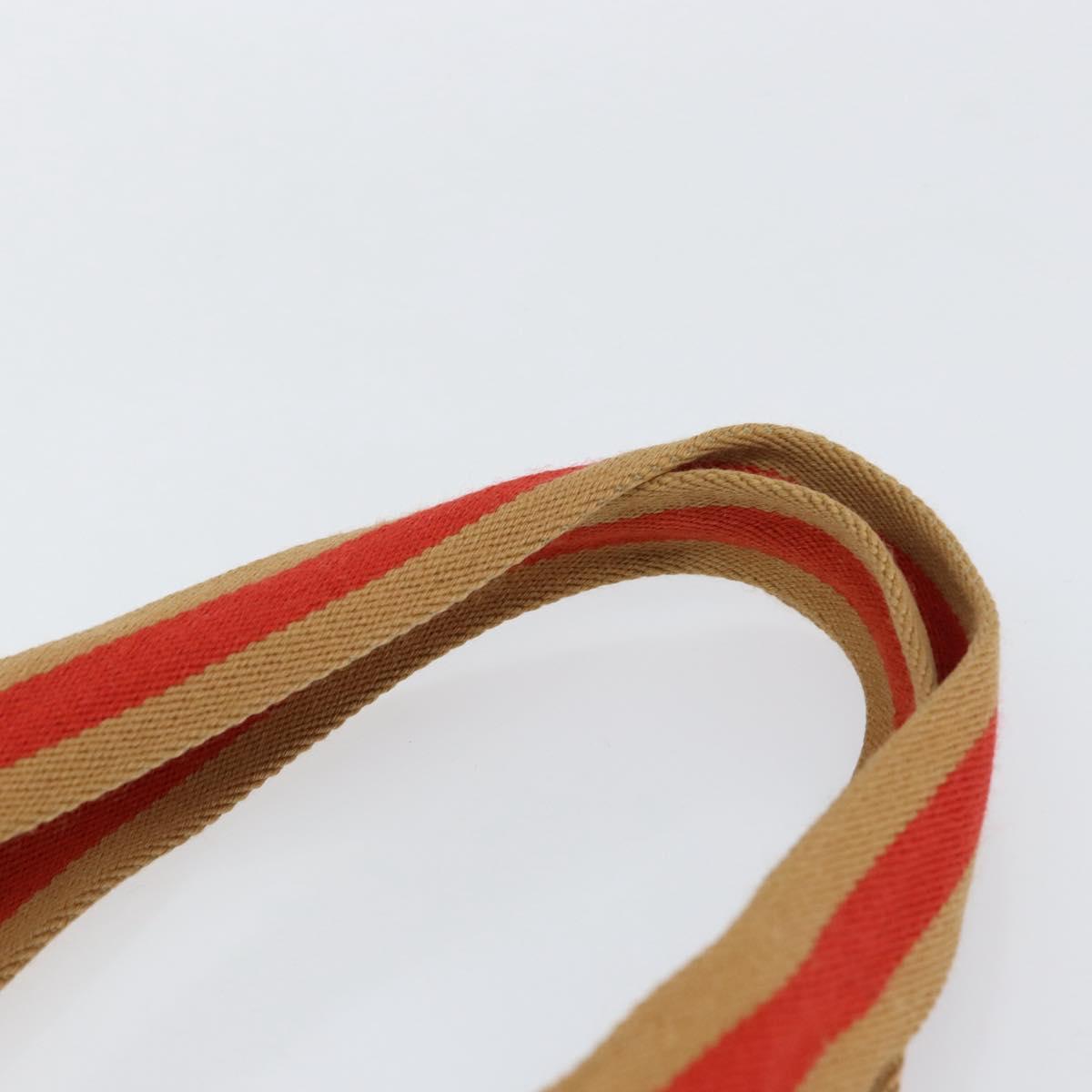 GUCCI GG Canvas Sherry Line Tote Bag Beige Silver 019 0402 3754 Auth 153109