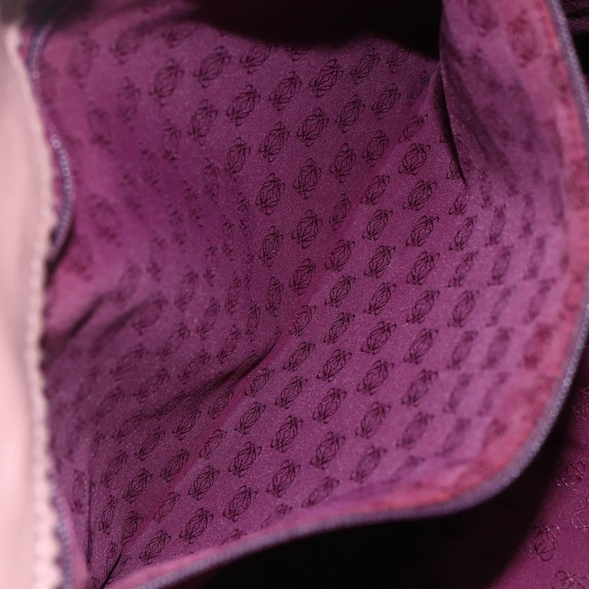 LOEWE Anagram Tote Bag Leather Pink Gold Auth 153113