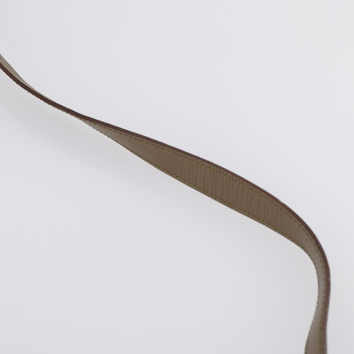 FENDI Zucca Canvas Shoulder Bag Nylon Beige Auth 153118