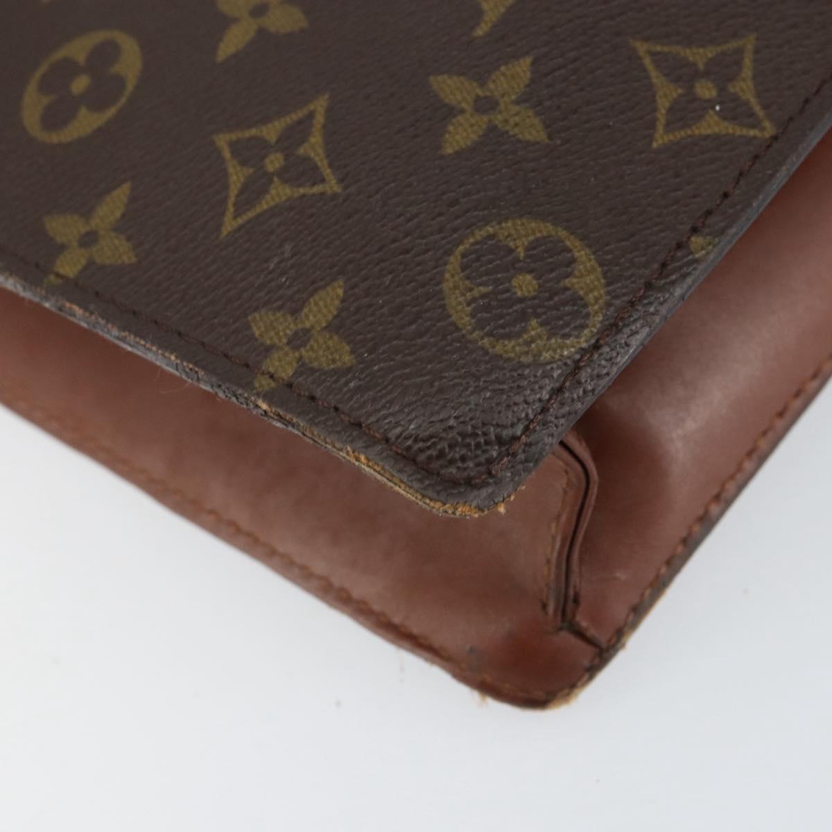 LOUIS VUITTON Monogram Porte Documents Bandouliere Bag M53338 LV Auth 153138