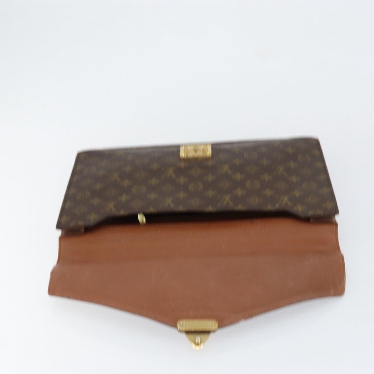 LOUIS VUITTON Monogram Porte Documents Bandouliere Bag M53338 LV Auth 153138