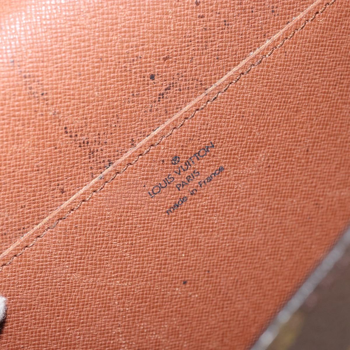 LOUIS VUITTON Monogram Porte Documents Bandouliere Bag M53338 LV Auth 153138