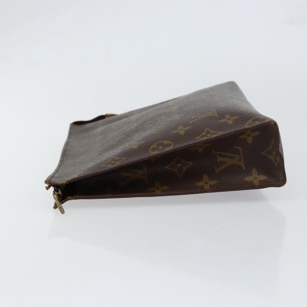 LOUIS VUITTON Monogram Poche Toilette 26 Pouch M47542 LV Auth 153144