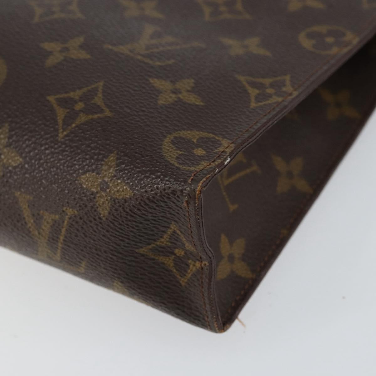 LOUIS VUITTON Monogram Poche Toilette 26 Pouch M47542 LV Auth 153144
