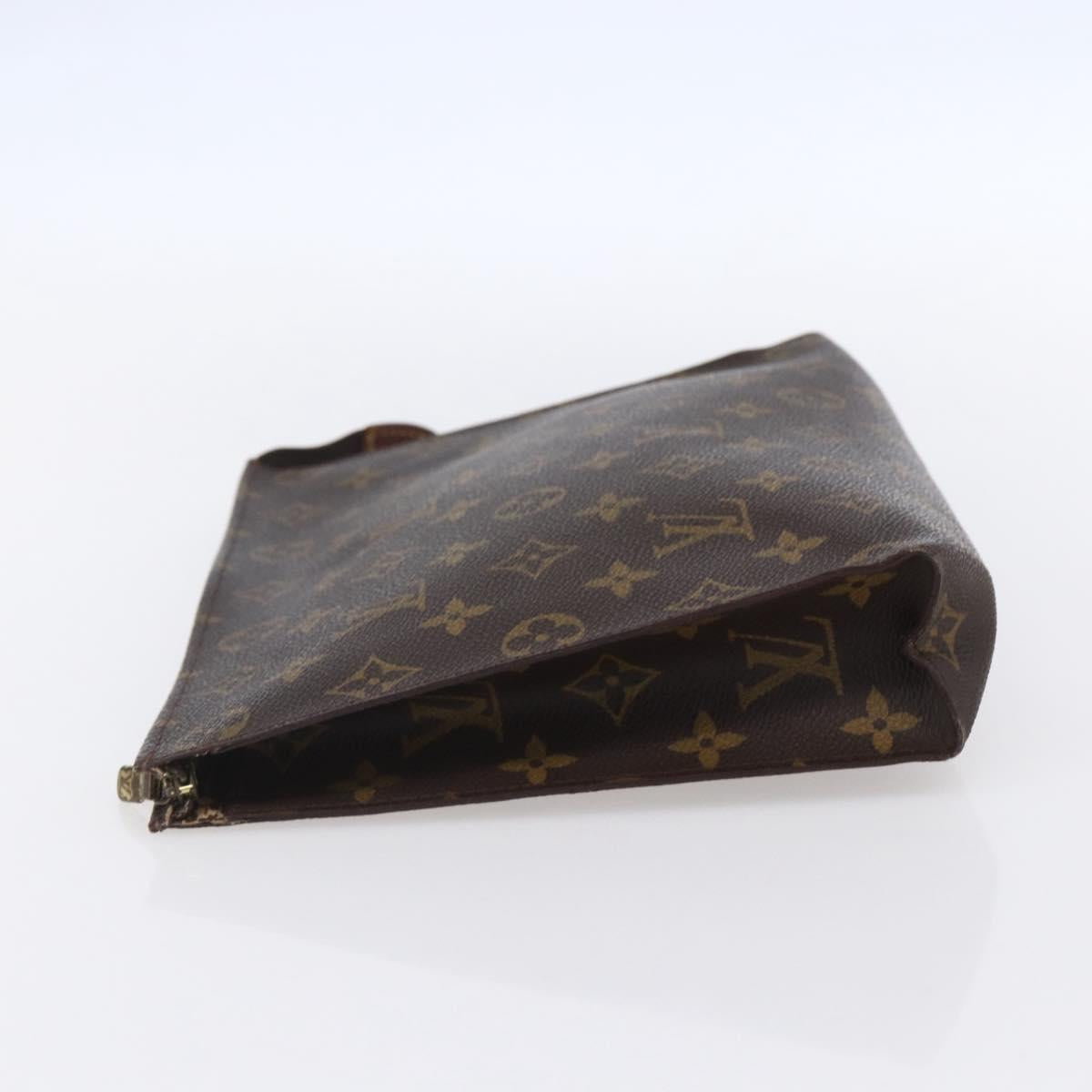 LOUIS VUITTON Monogram Poche Toilette 26 Pouch M47542 LV Auth 153145
