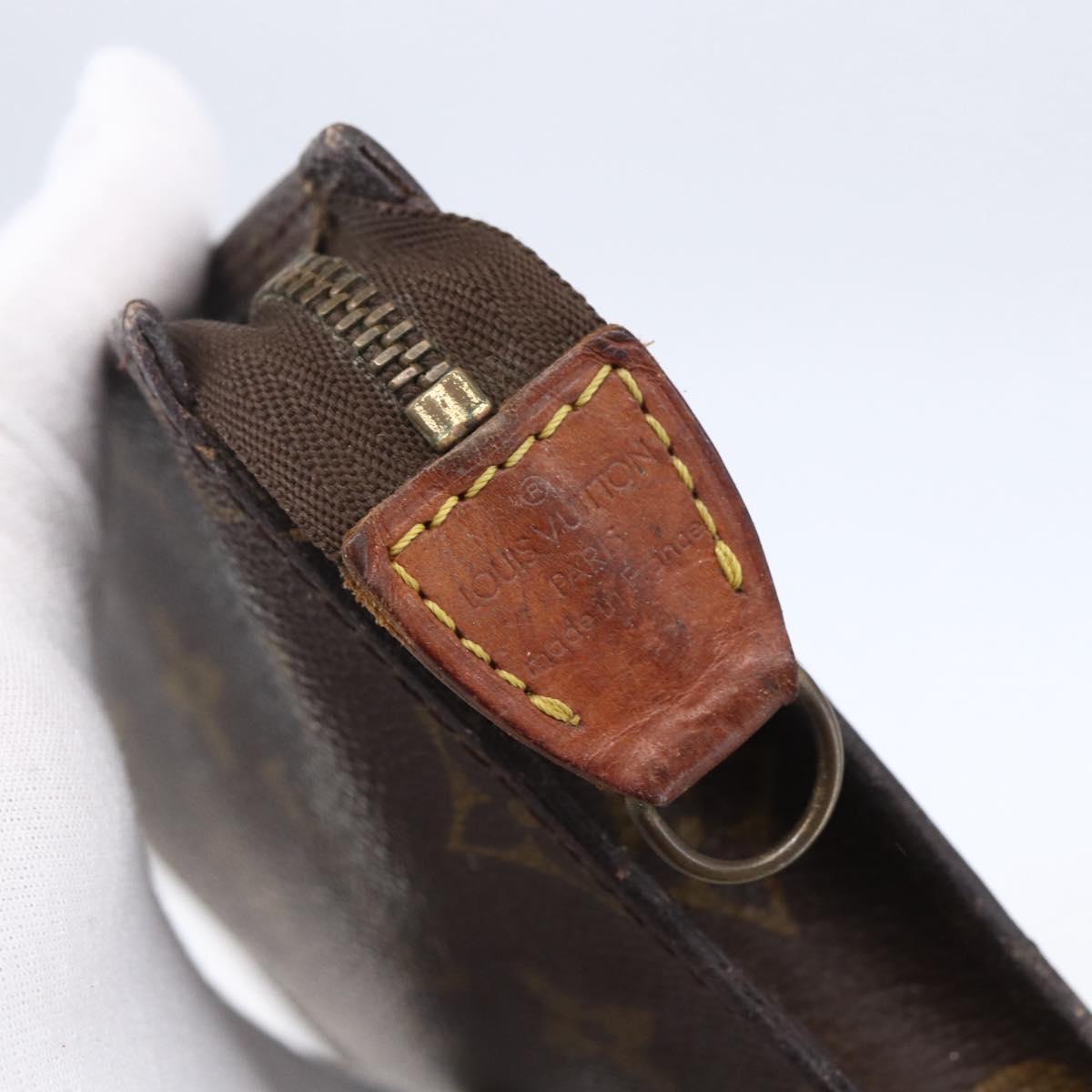 LOUIS VUITTON Monogram Bucket PM Accessory Pouch LV Auth 153147