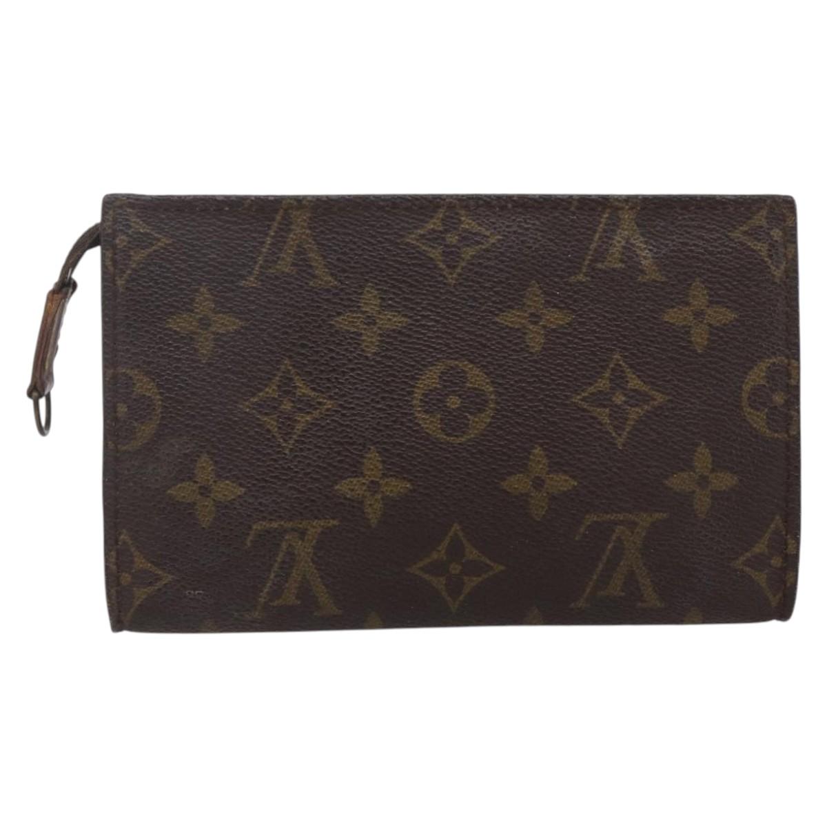 LOUIS VUITTON Monogram Bucket PM Accessory Pouch LV Auth 153147