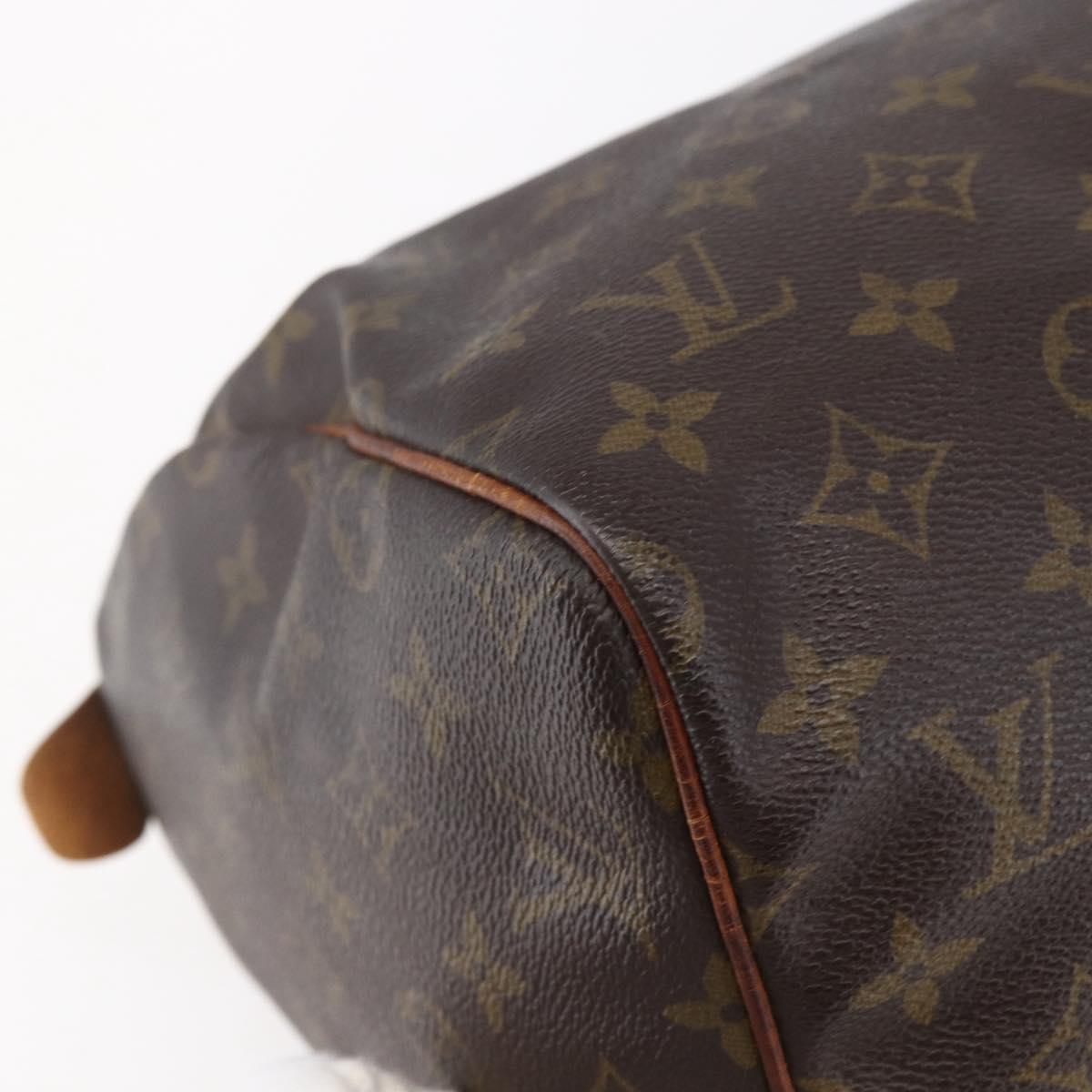 LOUIS VUITTON Monogram Speedy 30 Hand Bag M41526 LV Auth 153156