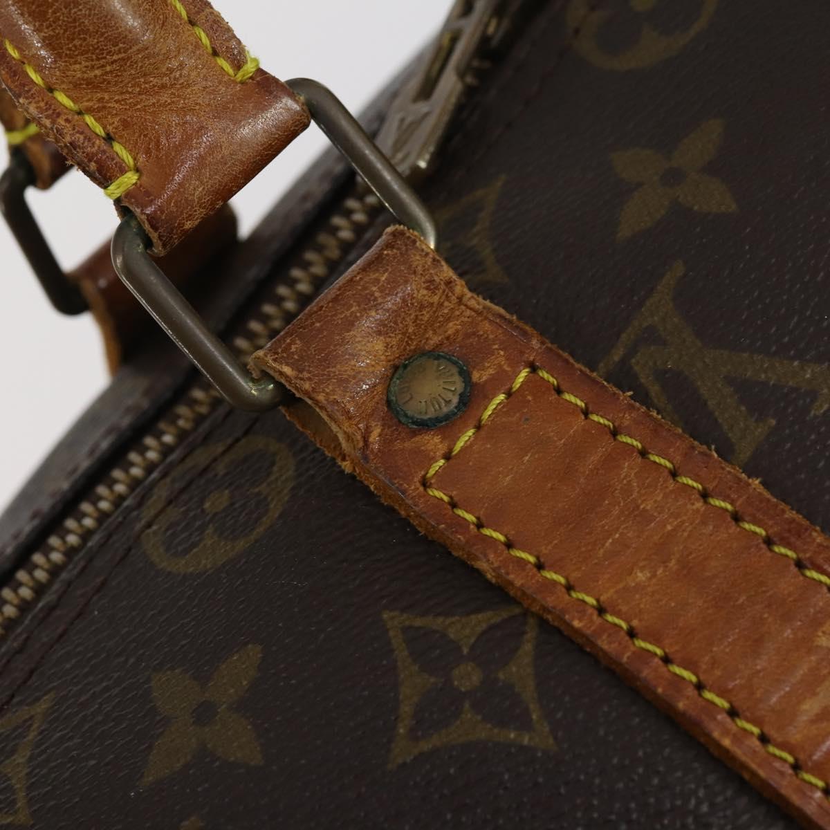 LOUIS VUITTON Monogram Keepall Bandouliere 45 Boston Bag M41418 LV Auth 153159