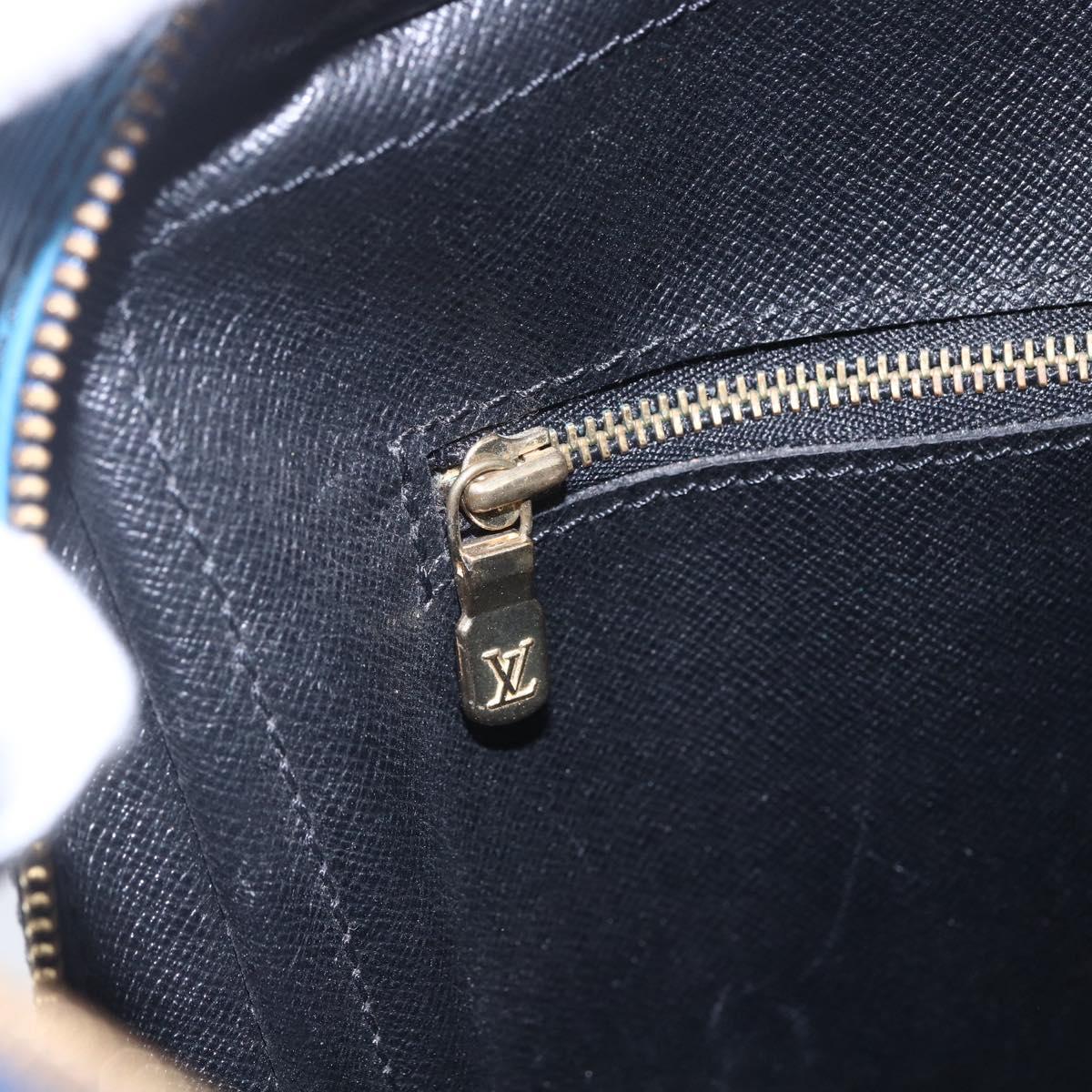 LOUIS VUITTON Epi Porte Documents Voyage Business Bag Blue M54475 Auth 153164