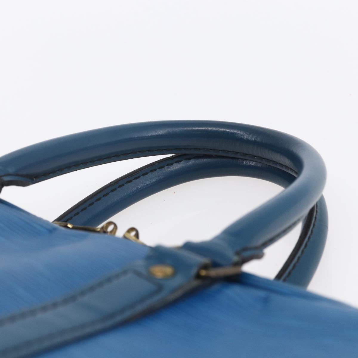 LOUIS VUITTON Epi Porte Documents Voyage Business Bag Blue M54475 Auth 153164