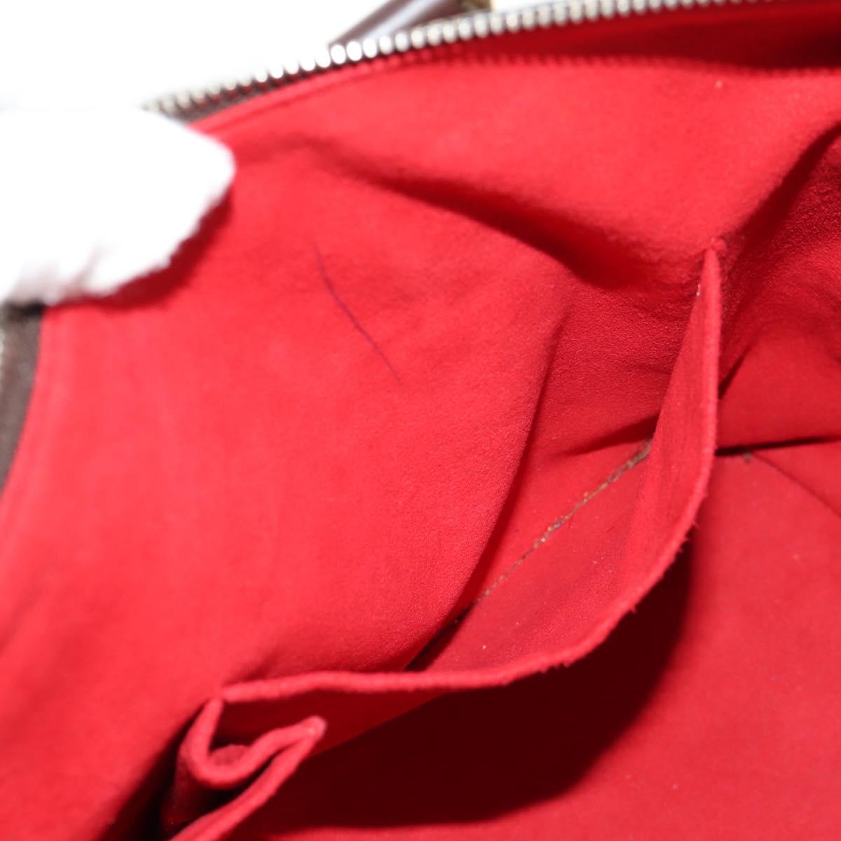 LOUIS VUITTON Damier Ebene Saleya PM Tote Bag N51183 LV Auth 153166V