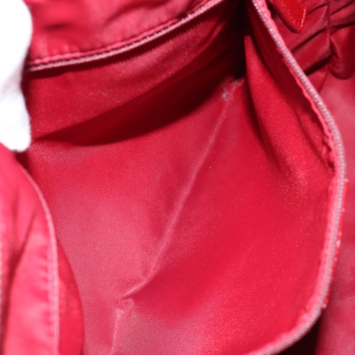 Christian Dior Trotter Canvas Shoulder Bag Rasta Color Beige Auth 153168