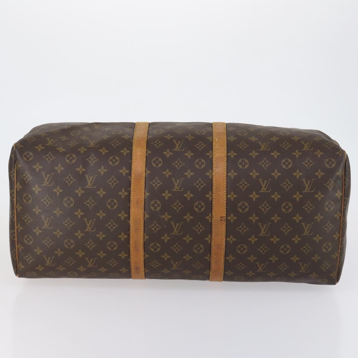LOUIS VUITTON Monogram Keepall 60 Boston Bag M41422 LV Auth 153184