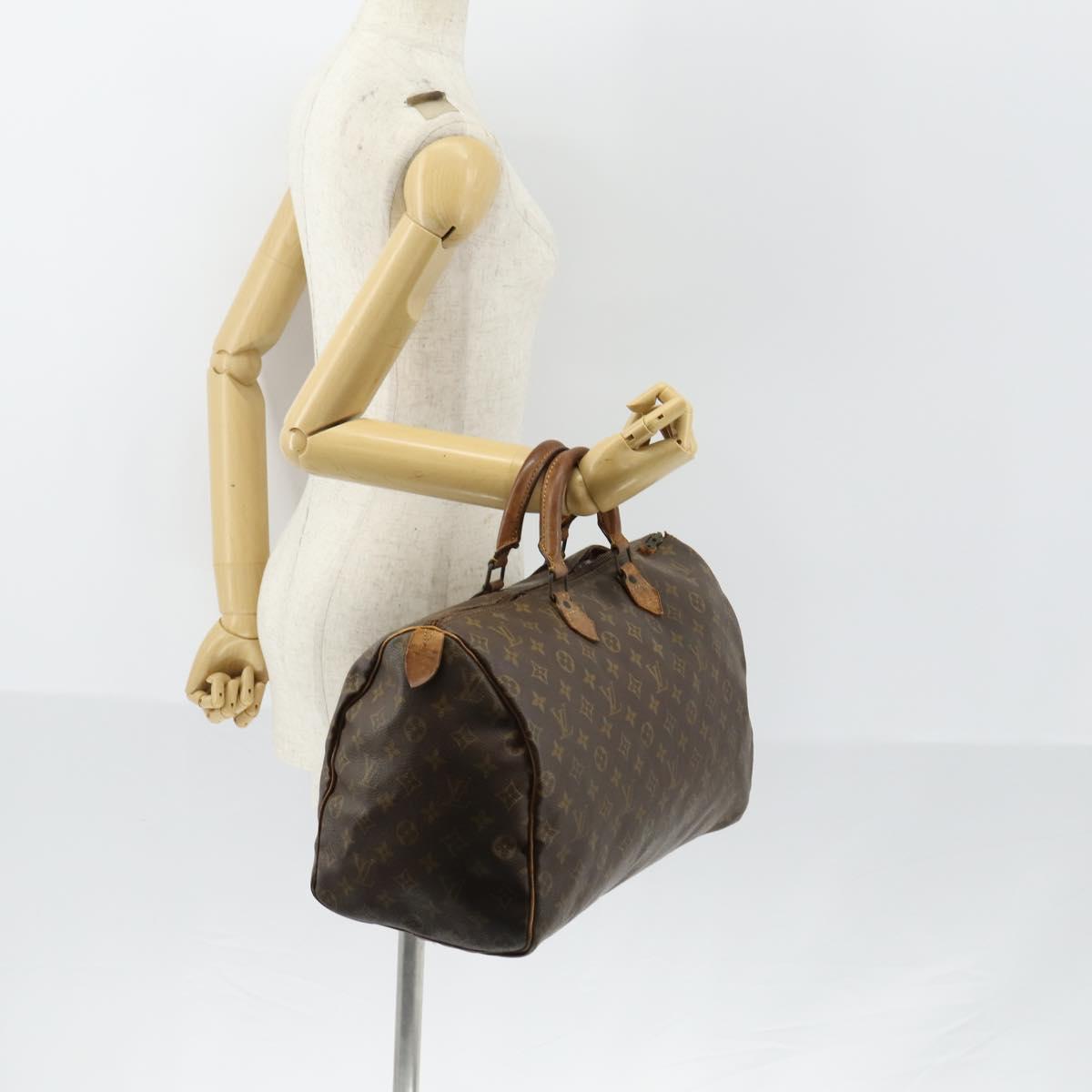 LOUIS VUITTON Monogram Speedy 40 Hand Bag M41522 LV Auth 153185