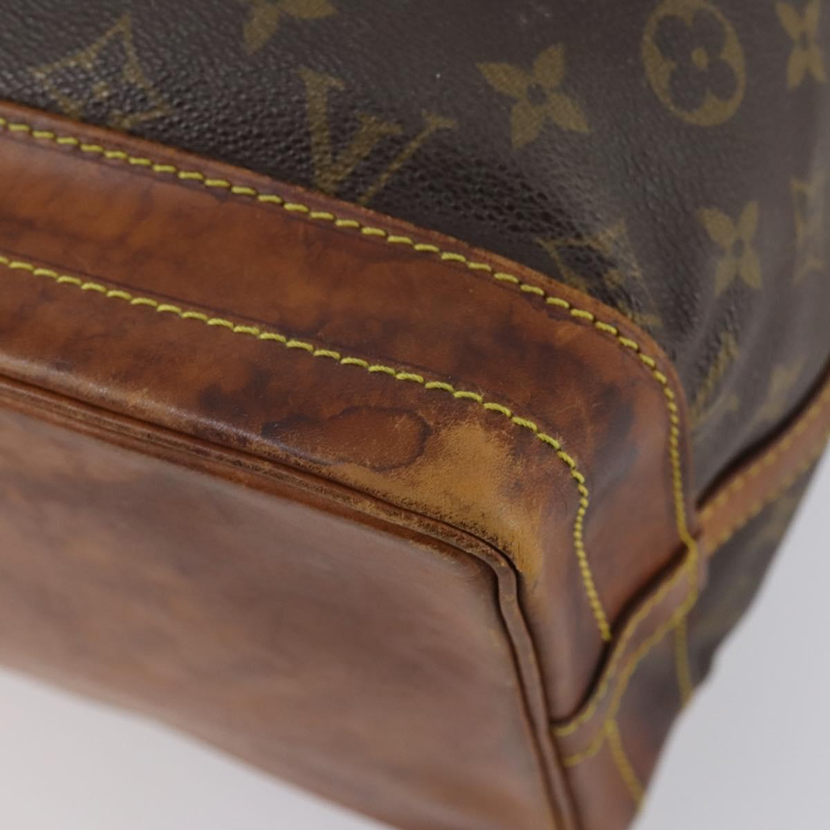 LOUIS VUITTON Monogram Noe Shoulder Bag M42224 LV Auth 153186