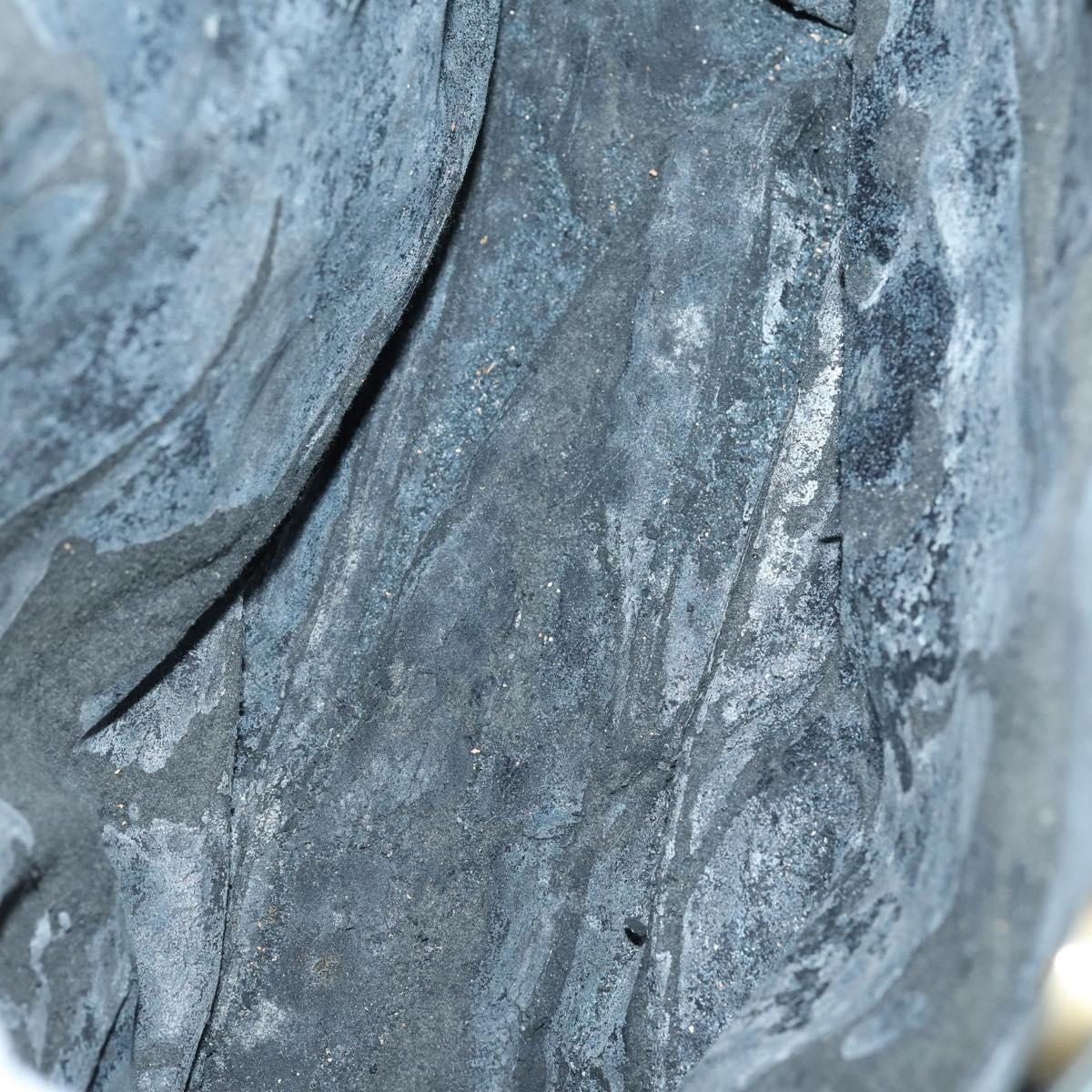 GUCCI Bamboo Tote Bag Leather Black Gold Auth 153189