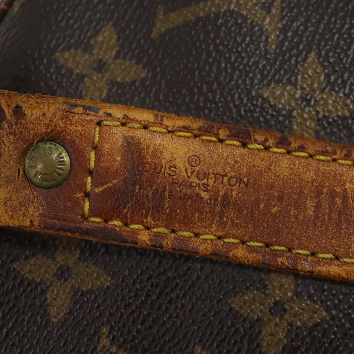 LOUIS VUITTON Monogram Keepall Bandouliere 45 Boston Bag M41418 LV Auth 153191