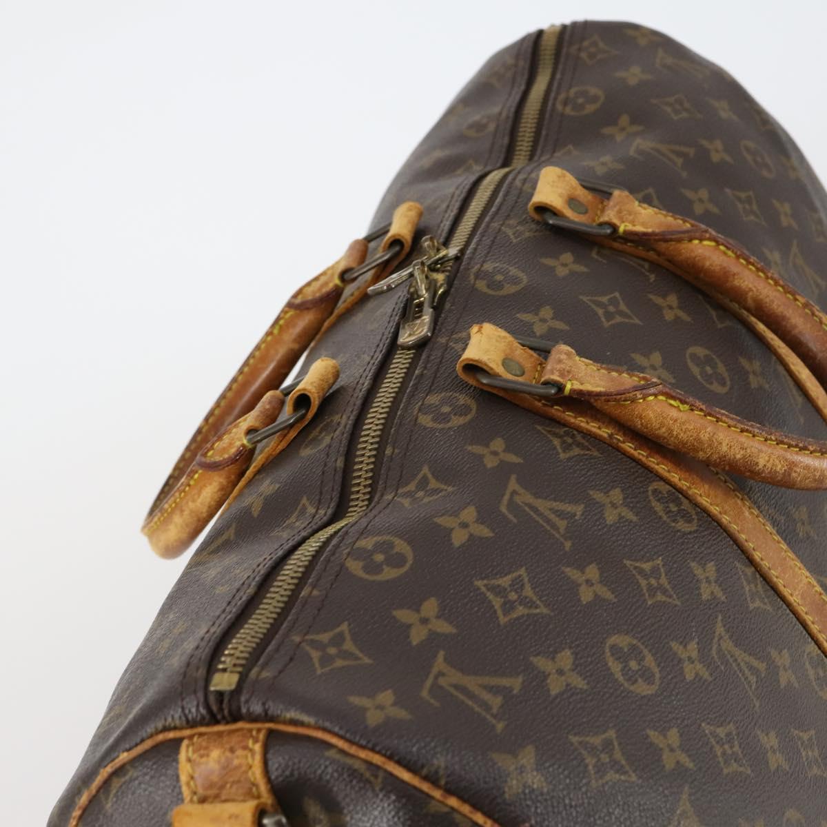 LOUIS VUITTON Monogram Keepall Bandouliere 45 Boston Bag M41418 LV Auth 153191