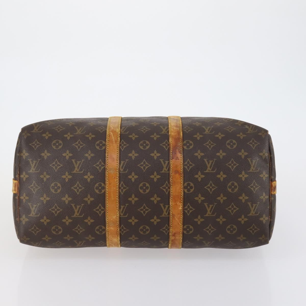 LOUIS VUITTON Monogram Keepall Bandouliere 45 Boston Bag M41418 LV Auth 153191