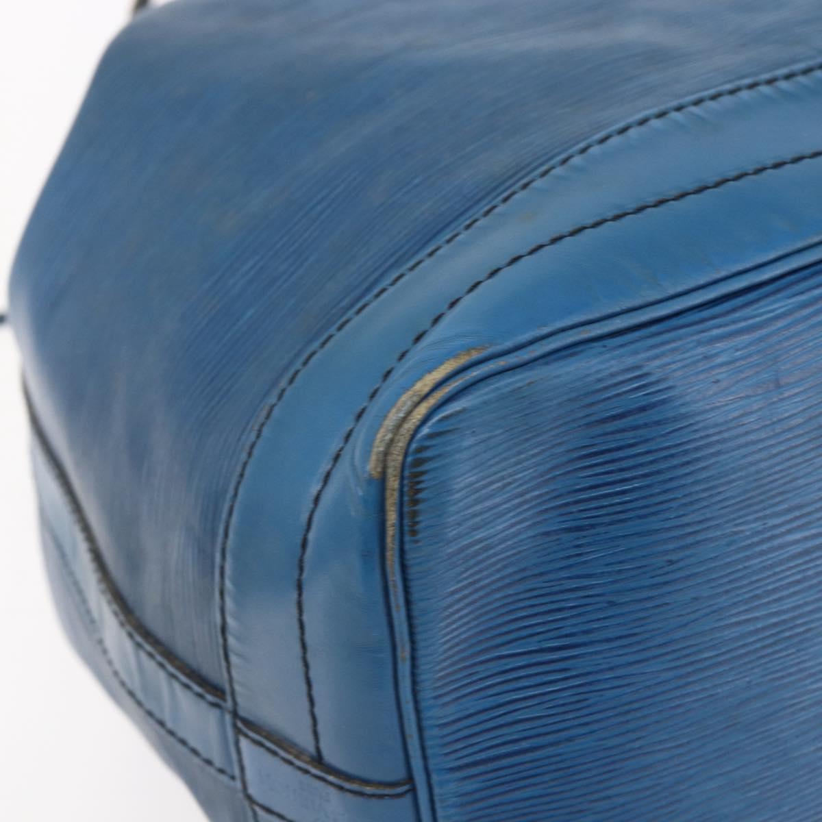 LOUIS VUITTON Epi Noe Shoulder Bag Toledo Blue M44005 LV Auth 153192
