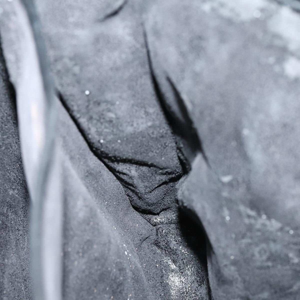 GUCCI Horsebit Tote Bag Leather Black Gold 002 270 0325 Auth 153193