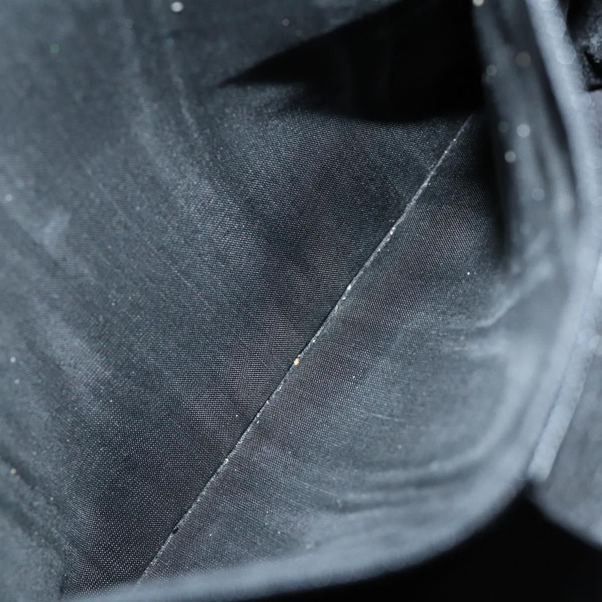 GUCCI Horsebit Tote Bag Leather Black Gold 002 270 0325 Auth 153193