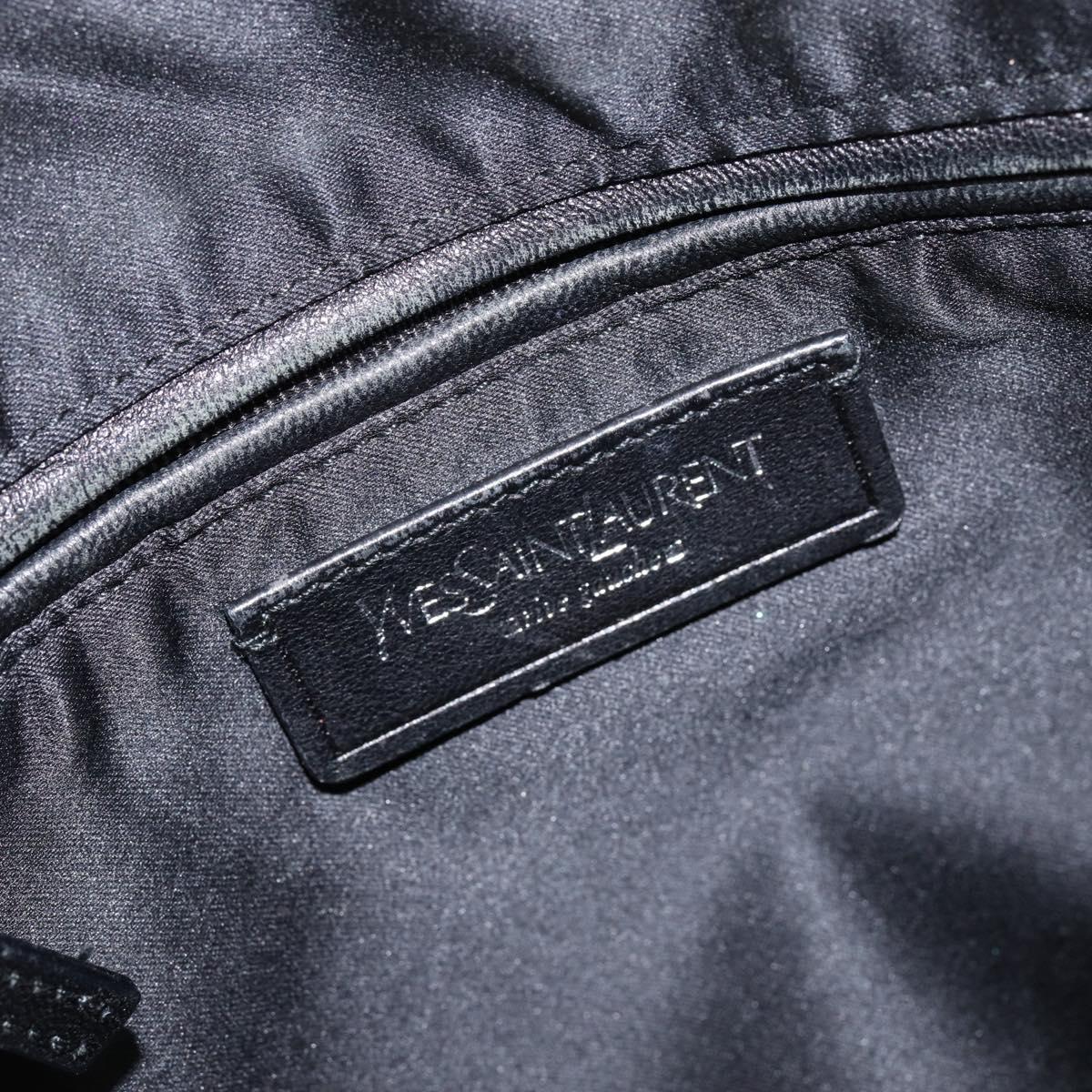 SAINT LAURENT Kahala Tote Bag Canvas Beige Gold 123435 Auth 153197