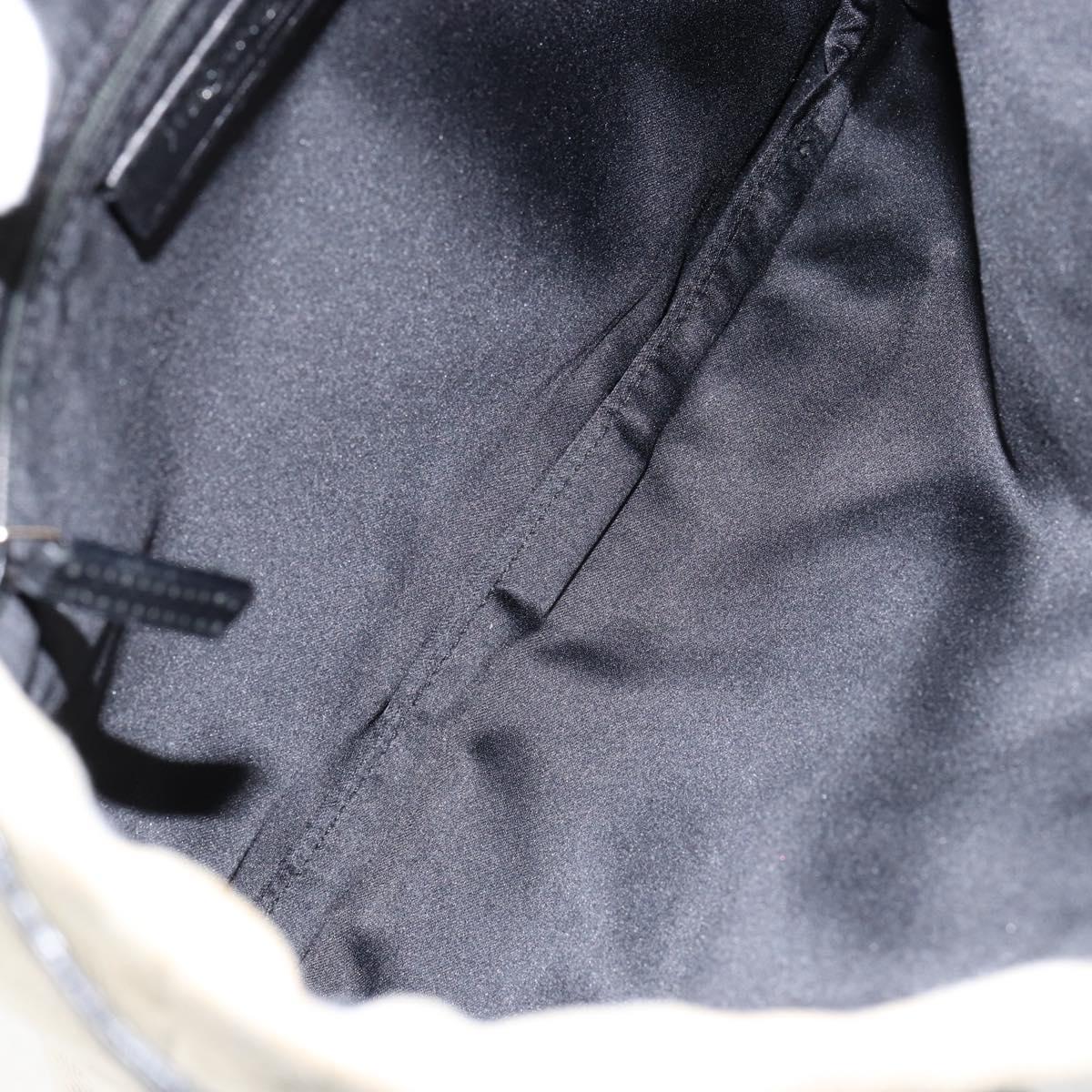 SAINT LAURENT Kahala Tote Bag Canvas Beige Gold 123435 Auth 153197