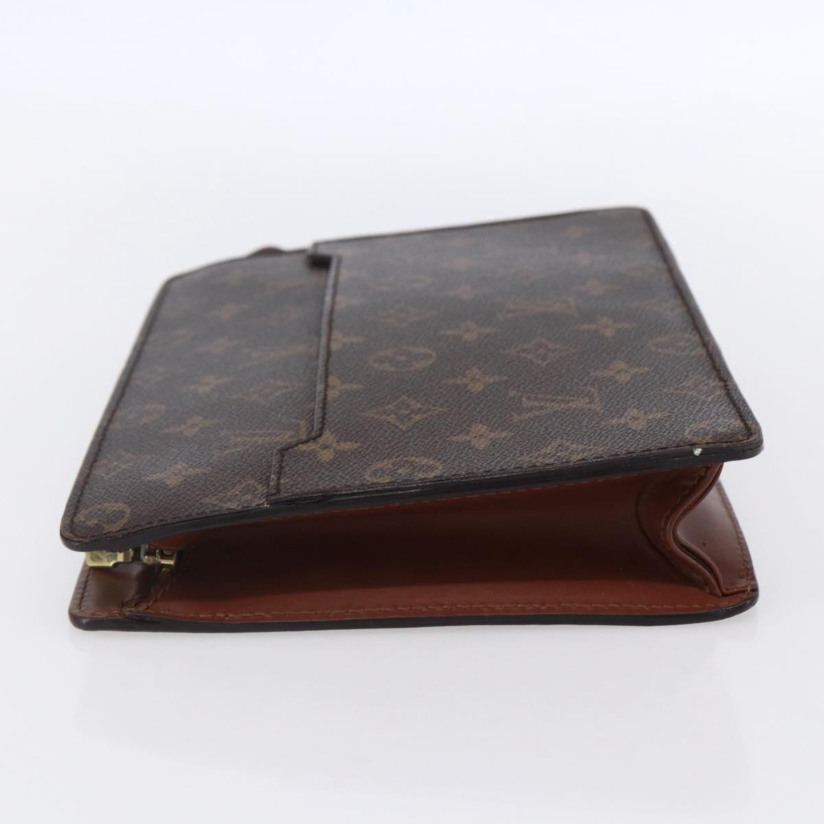 LOUIS VUITTON Monogram Pochette Homme Clutch Bag M51795 LV Auth 153201