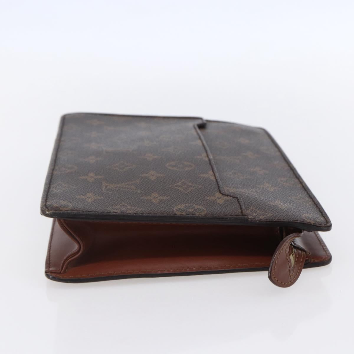 LOUIS VUITTON Monogram Pochette Homme Clutch Bag M51795 LV Auth 153201