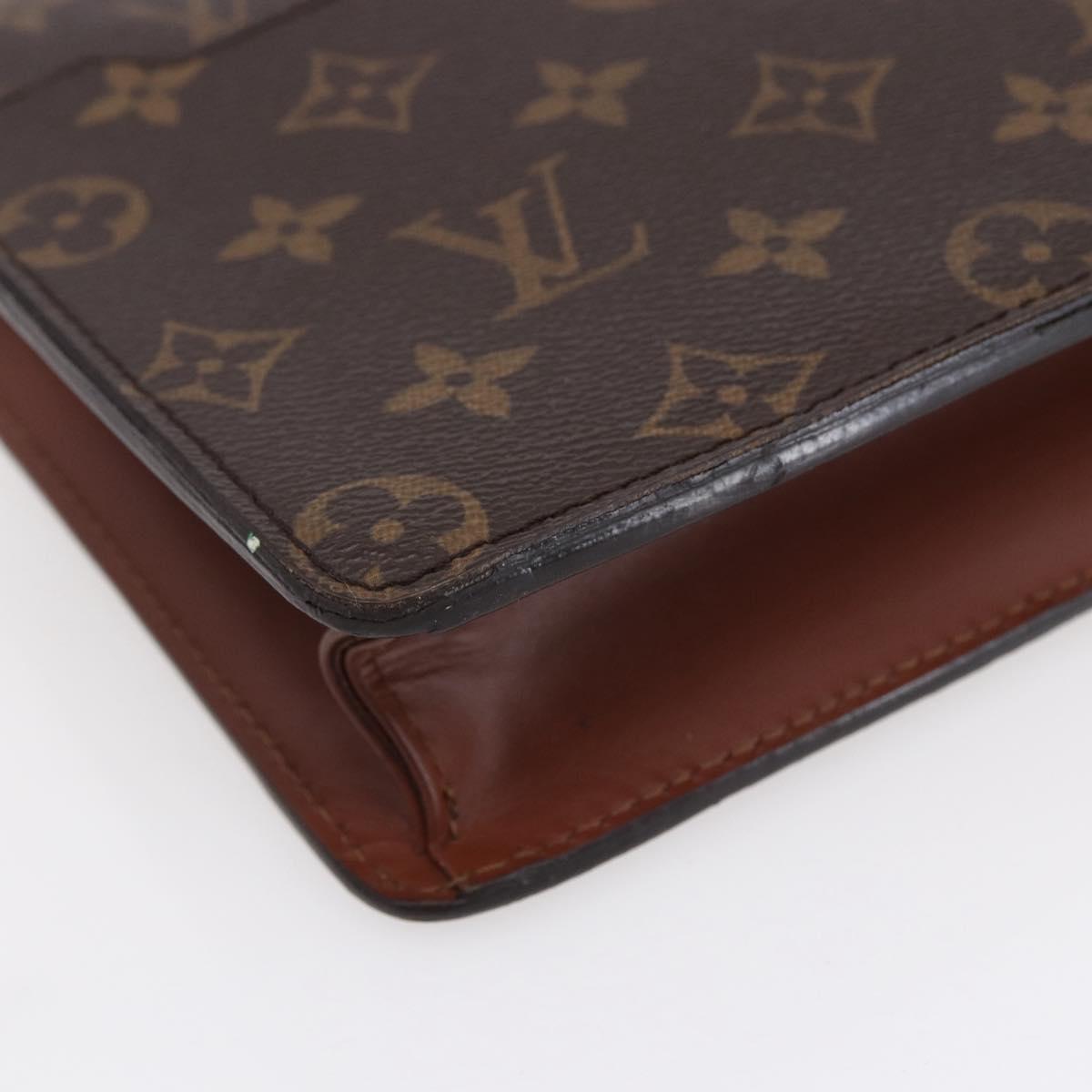 LOUIS VUITTON Monogram Pochette Homme Clutch Bag M51795 LV Auth 153201
