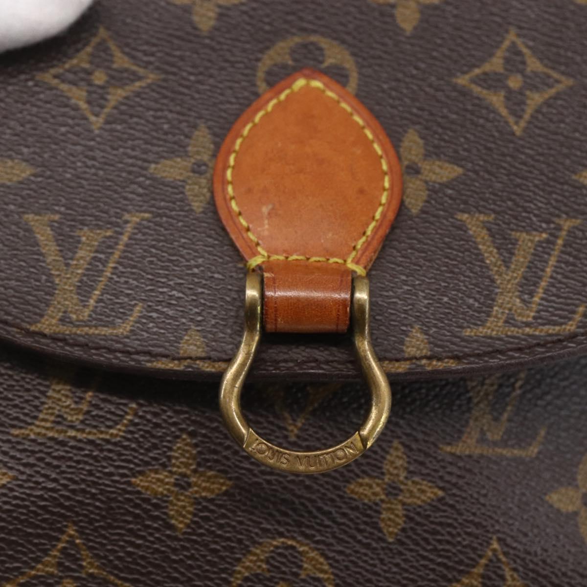 LOUIS VUITTON Monogram Saint Cloud PM Shoulder Bag M51244 LV Auth 153202