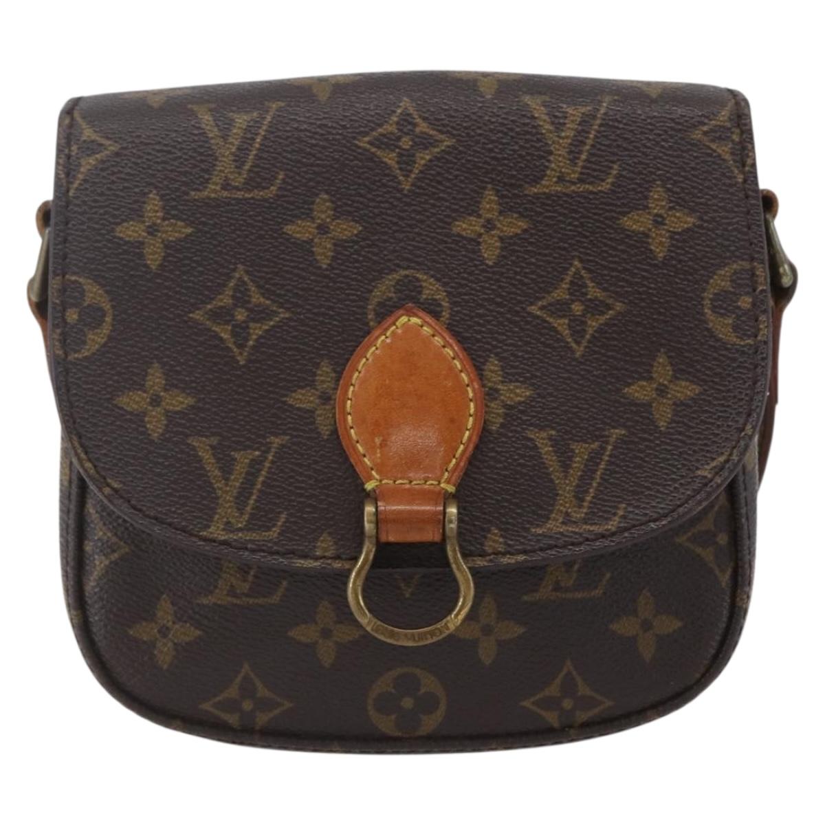 LOUIS VUITTON Monogram Saint Cloud PM Shoulder Bag M51244 LV Auth 153202