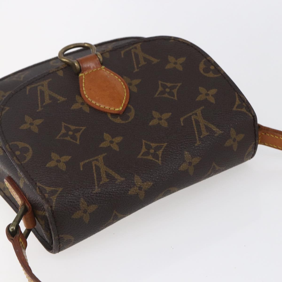 LOUIS VUITTON Monogram Saint Cloud PM Shoulder Bag M51244 LV Auth 153202