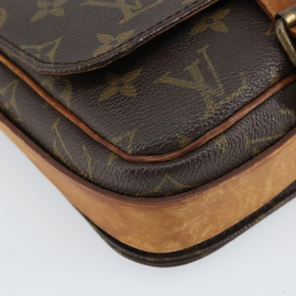 LOUIS VUITTON Monogram Cartouchiere PM Shoulder Bag M51254 LV Auth 153203