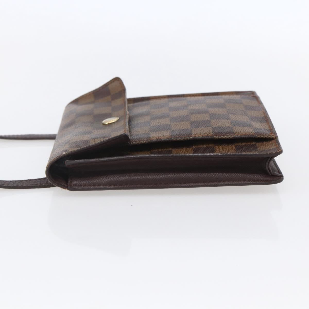 LOUIS VUITTON Damier Ebene Pimlico Shoulder Bag N45272 LV Auth 153205