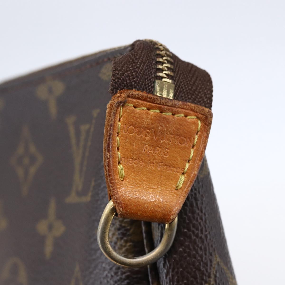 LOUIS VUITTON Monogram Pochette Accessoires Pouch M51980 LV Auth 153207
