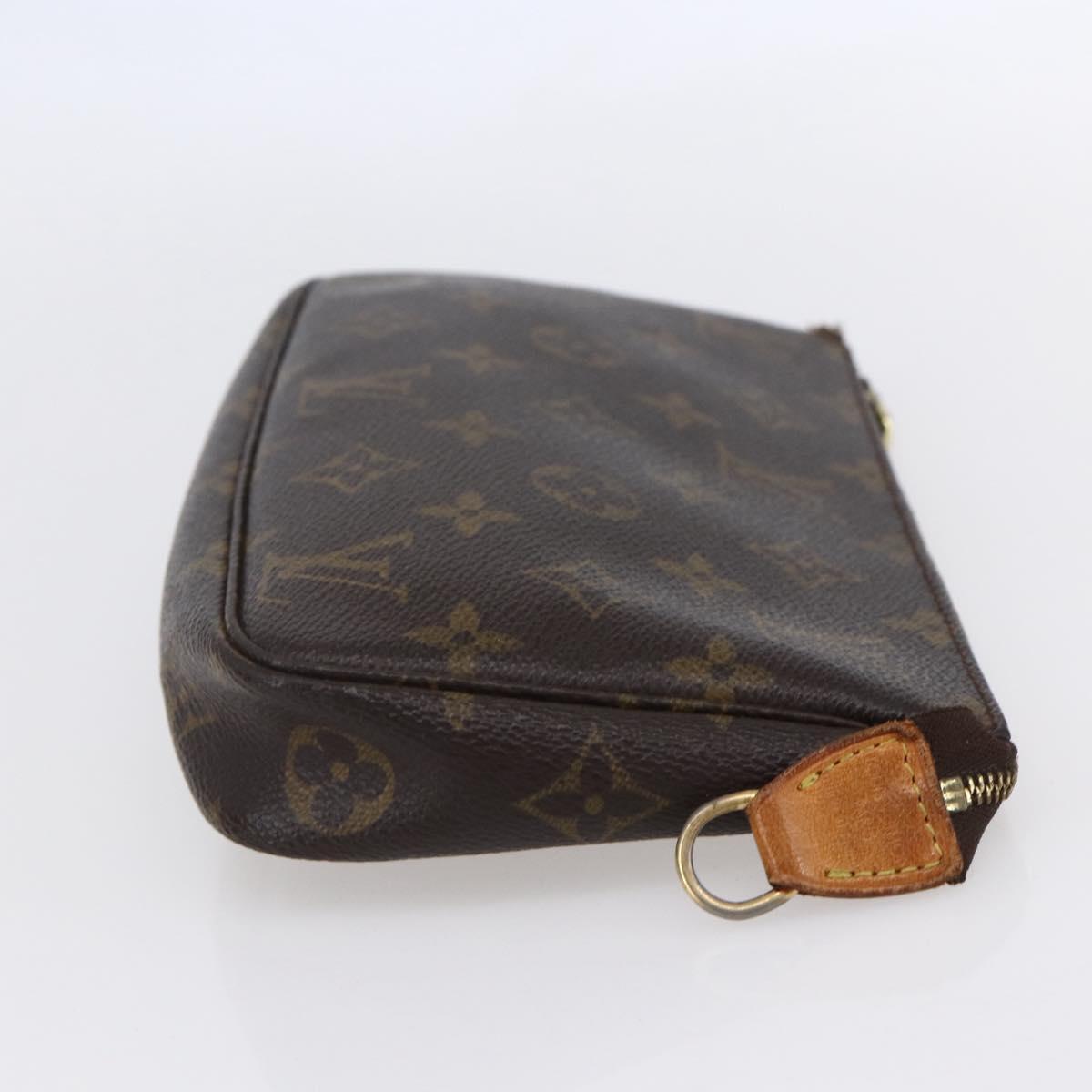LOUIS VUITTON Monogram Pochette Accessoires Pouch M51980 LV Auth 153207