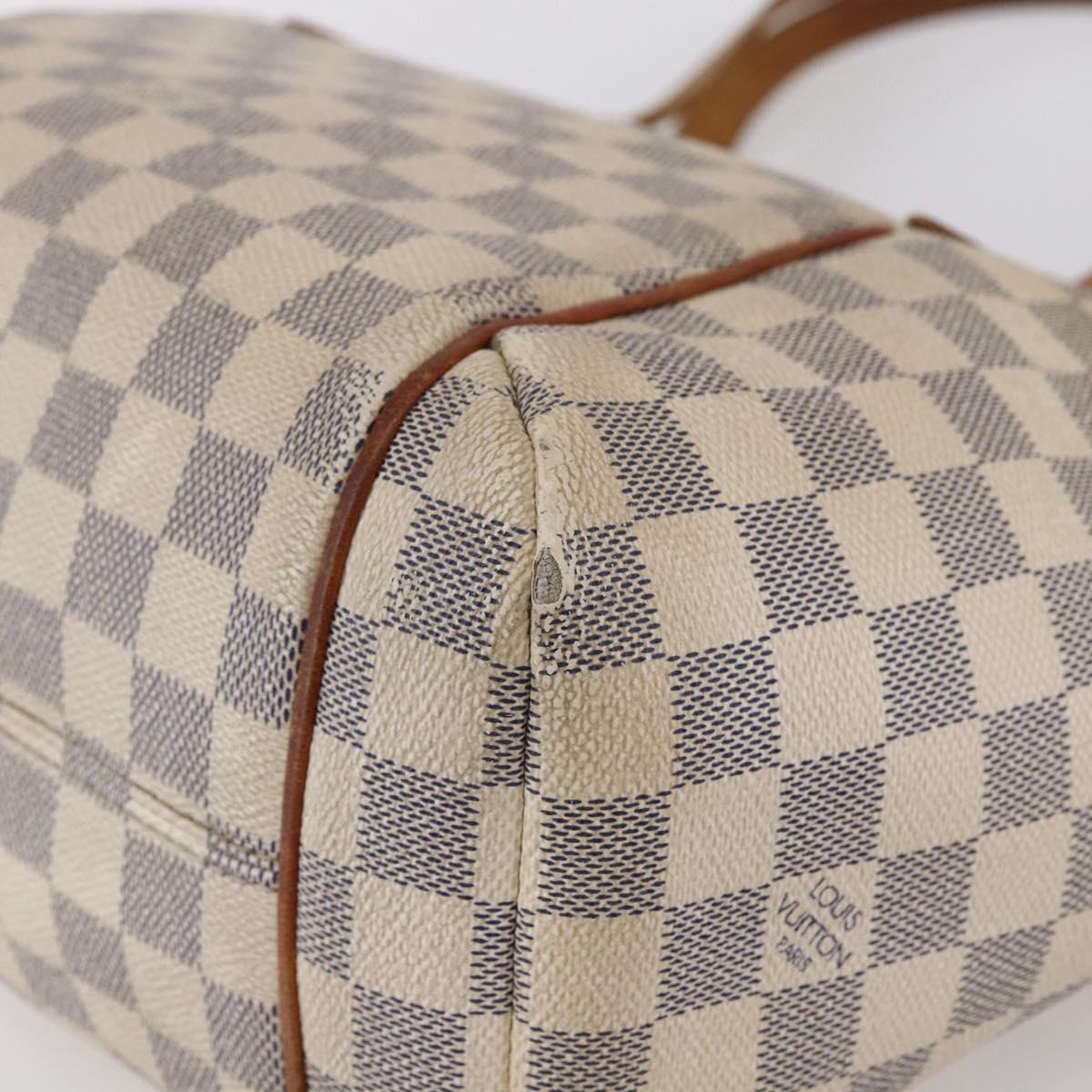 LOUIS VUITTON Damier Azur Totally PM Tote Bag N41280 LV Auth 153212