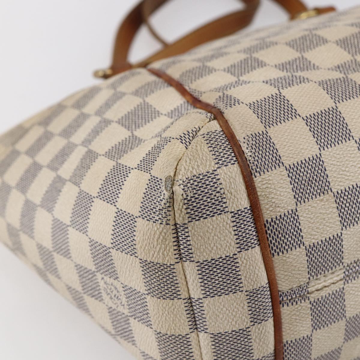 LOUIS VUITTON Damier Azur Totally PM Tote Bag N41280 LV Auth 153212