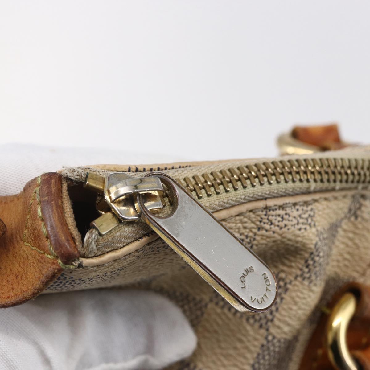 LOUIS VUITTON Damier Azur Totally PM Tote Bag N41280 LV Auth 153212