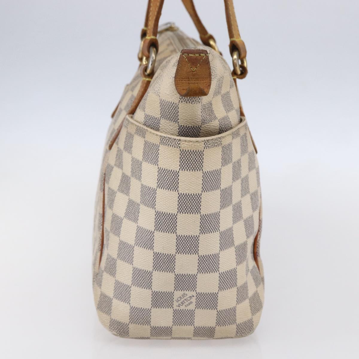LOUIS VUITTON Damier Azur Totally PM Tote Bag N41280 LV Auth 153212