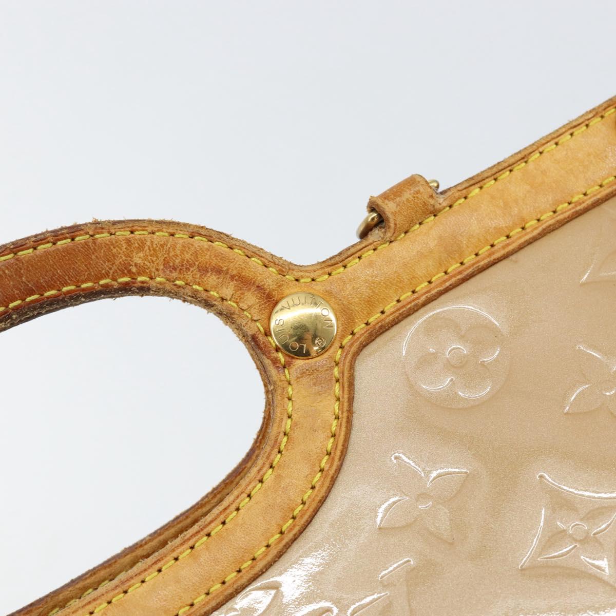 LOUIS VUITTON Monogram Vernis Roxbury Drive Bag 2Way Noisette M91372 Auth 153213