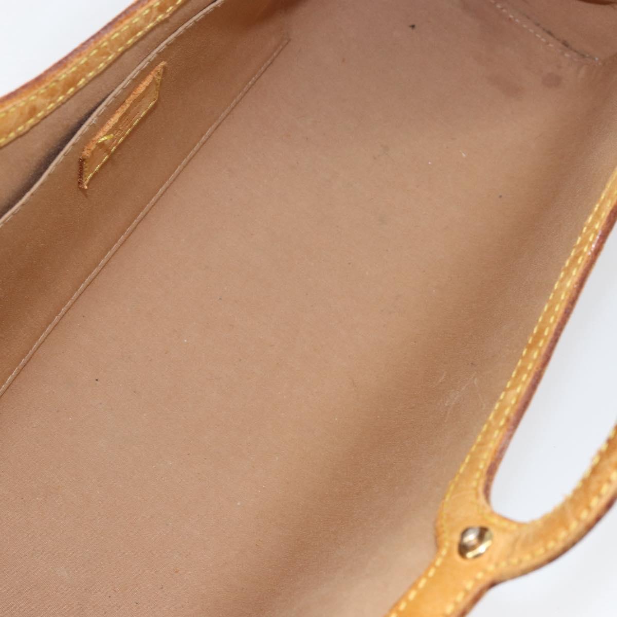 LOUIS VUITTON Monogram Vernis Roxbury Drive Bag 2Way Noisette M91372 Auth 153213
