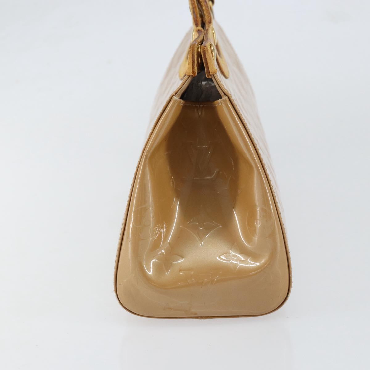 LOUIS VUITTON Monogram Vernis Roxbury Drive Bag 2Way Noisette M91372 Auth 153213